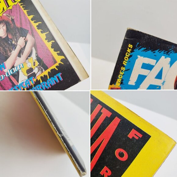 Faces Rocks Magazine Danzig Poster KISS Celtic Frost Dio Sept. 1990 Unread - Picture 9 of 11